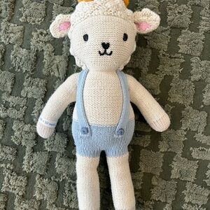 Sebastian the Lamb 20 inch Cuddle and Kind Doll hand knit in Peru